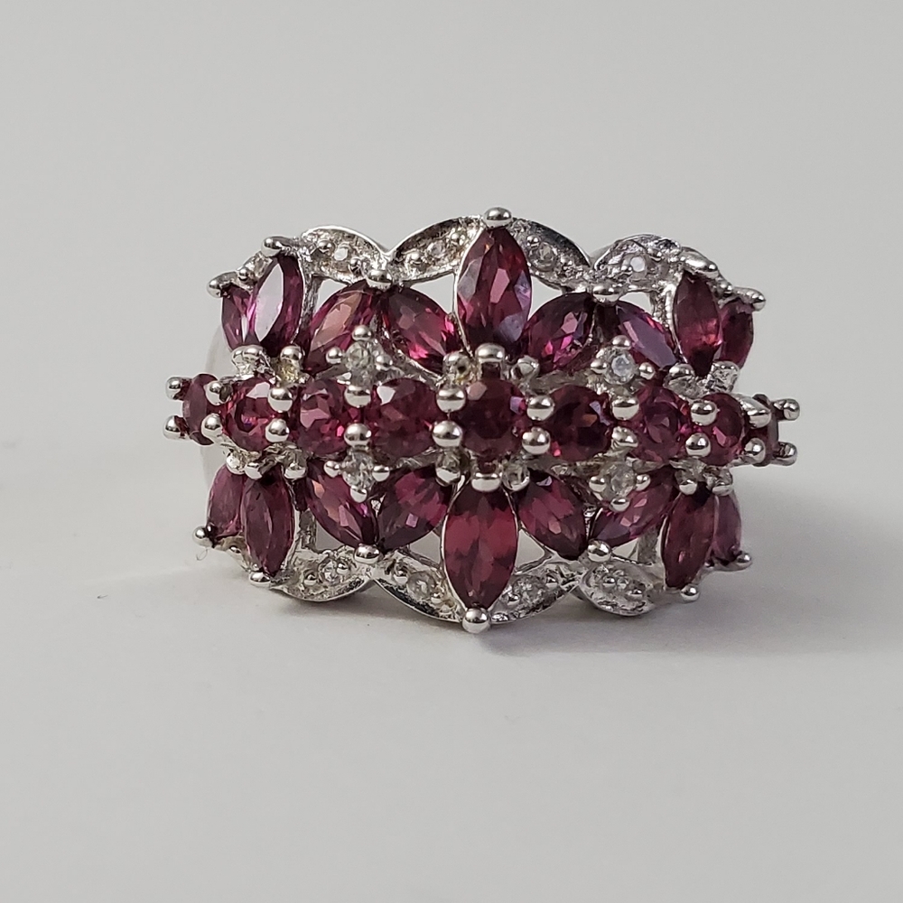 Watch Video / Sterling Silver 925 Tourmaline Ring